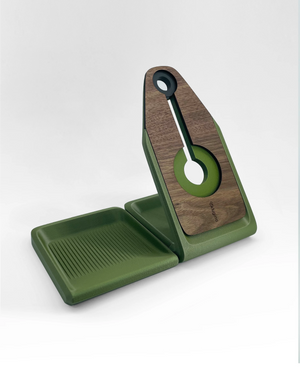 Olivegreen-Walnutwood